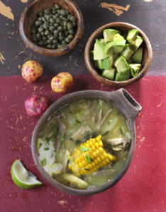 Aijiaco, soupe de Colombie